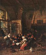 DUSART, Cornelis Tavern Scene sdf USA oil painting artist
